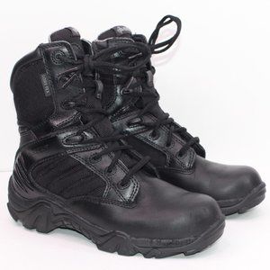 Bates GX8 Women's Black Leather Waterproof Goretex Tactical Boots Size 6.5